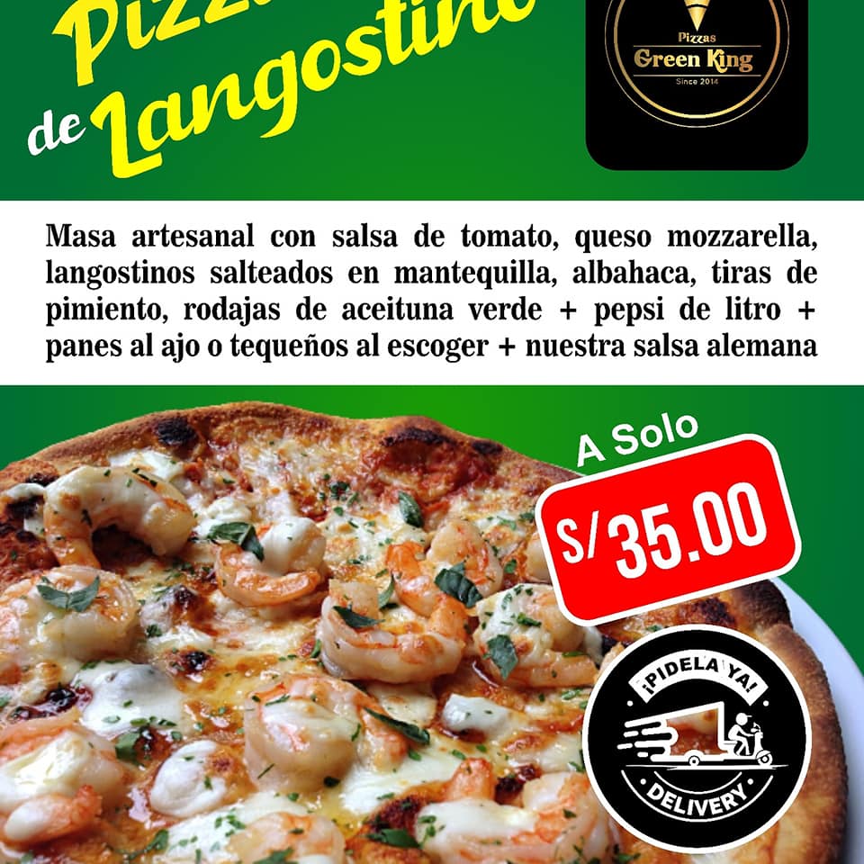 GREEN KING PIZZAS – Pizzería